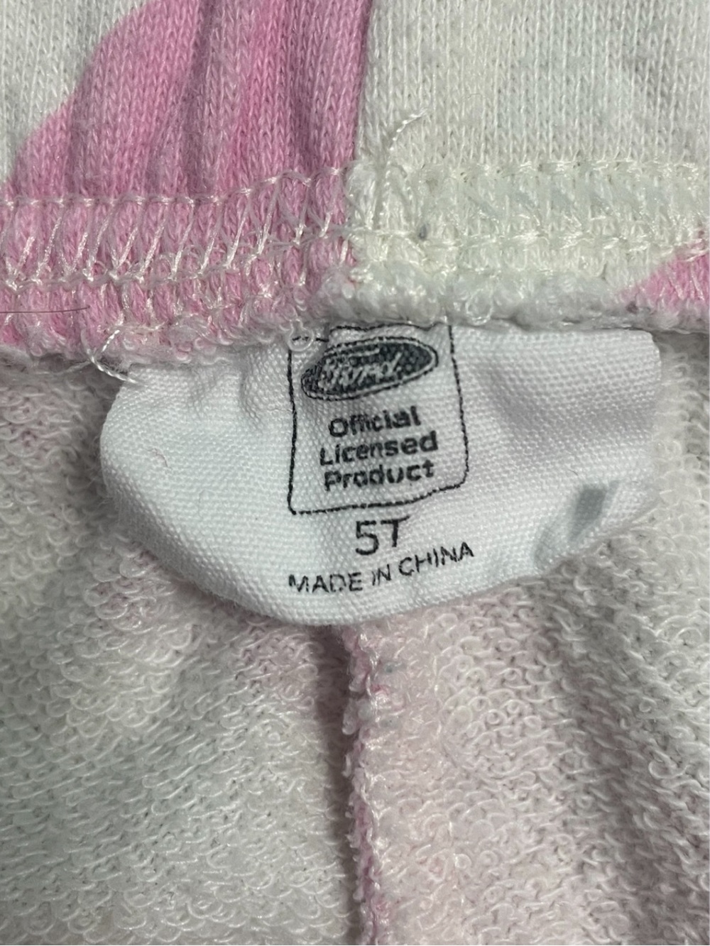 Ford White and Pink GirlsTerry Cloth Shorts And Top Set - Picture 4 of 11